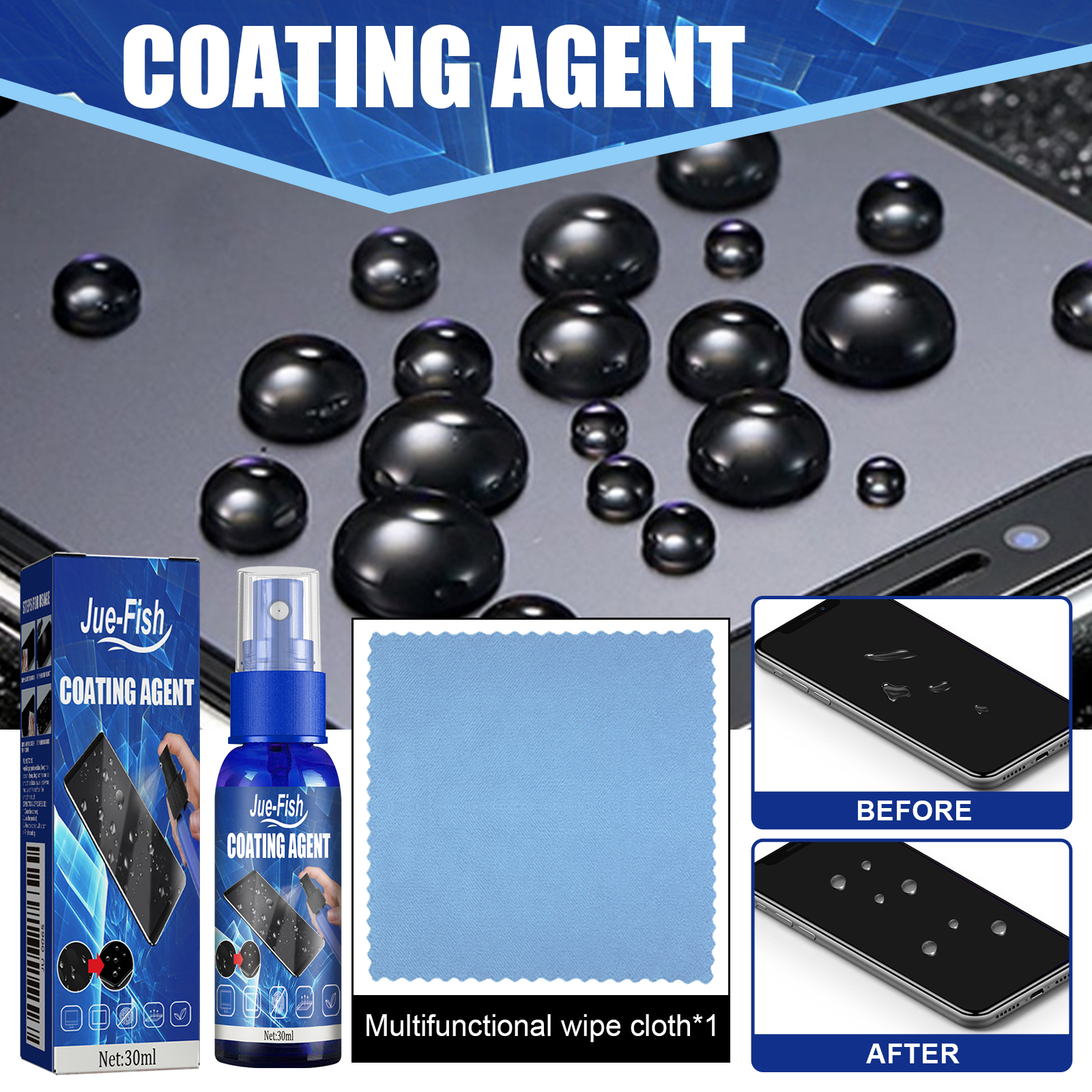 Screen Coating Agent, Smartpho – Oleophobic Coating Spray Bewertung und Preis