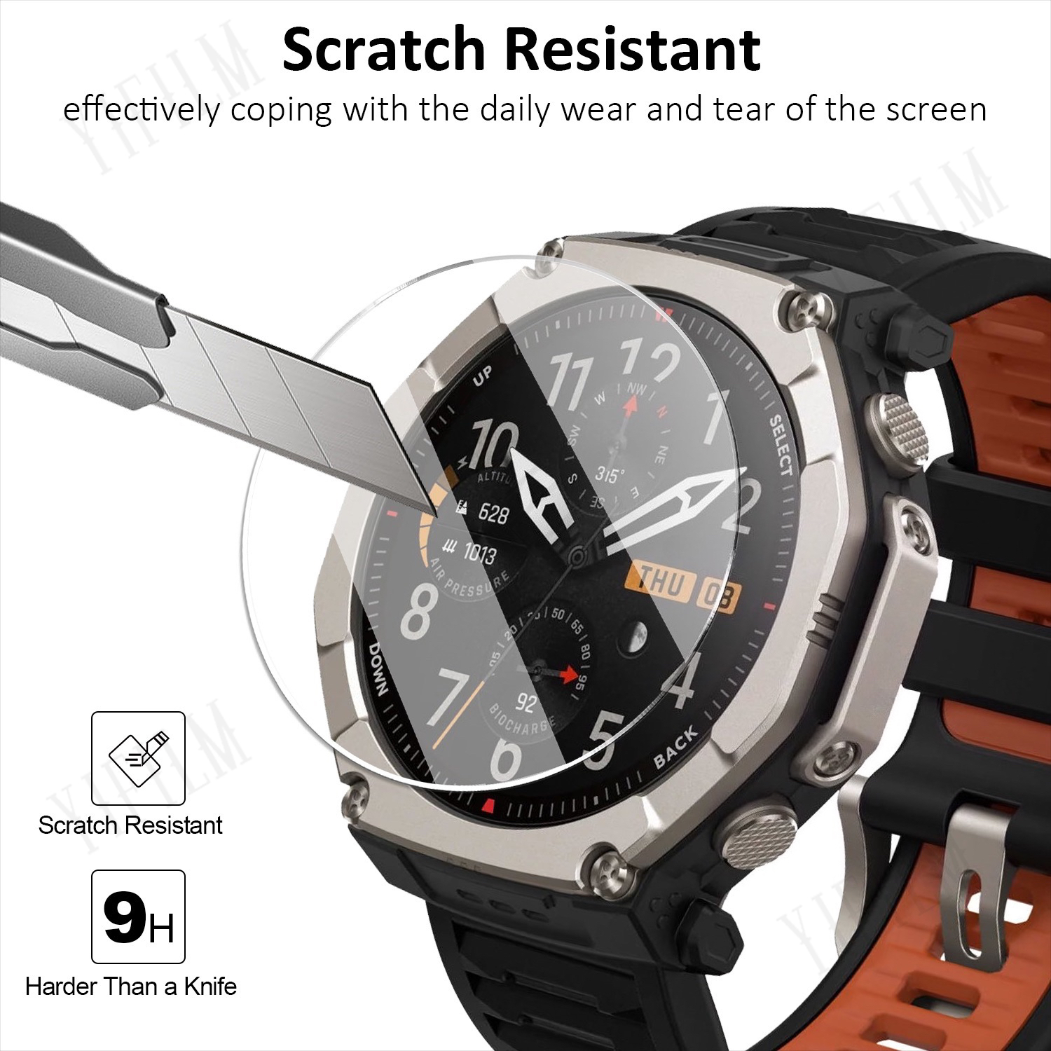 For Huami T-Rex Ultra 2 Screen – Glass Protector Auto Bewertung und Preis