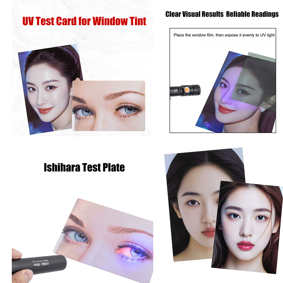 Blue Light & UV Test Card for  – Anti Blue Light Film Bewertung und Preis