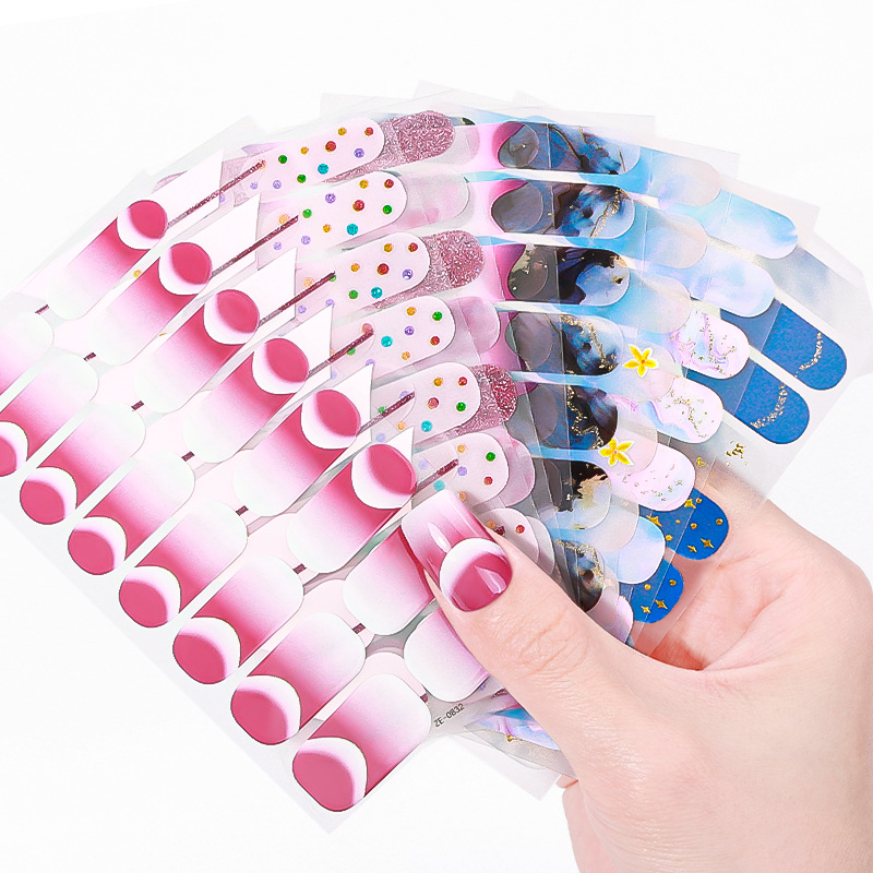 16Tips Marble Gradient Starry  – Full Cover Adhesive Bewertung und Preis