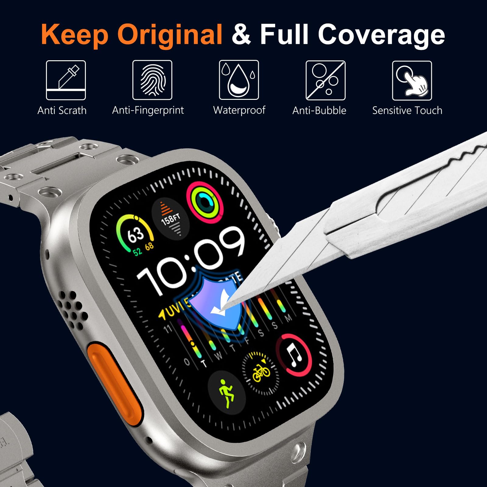 Tempered Glass for Apple Watch – Smartwatch Screen Film Bewertung und Preis