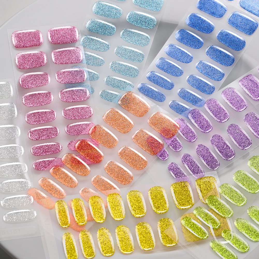 16Tips Colorful Glitter Semi C – Full Cover Adhesive Bewertung und Preis