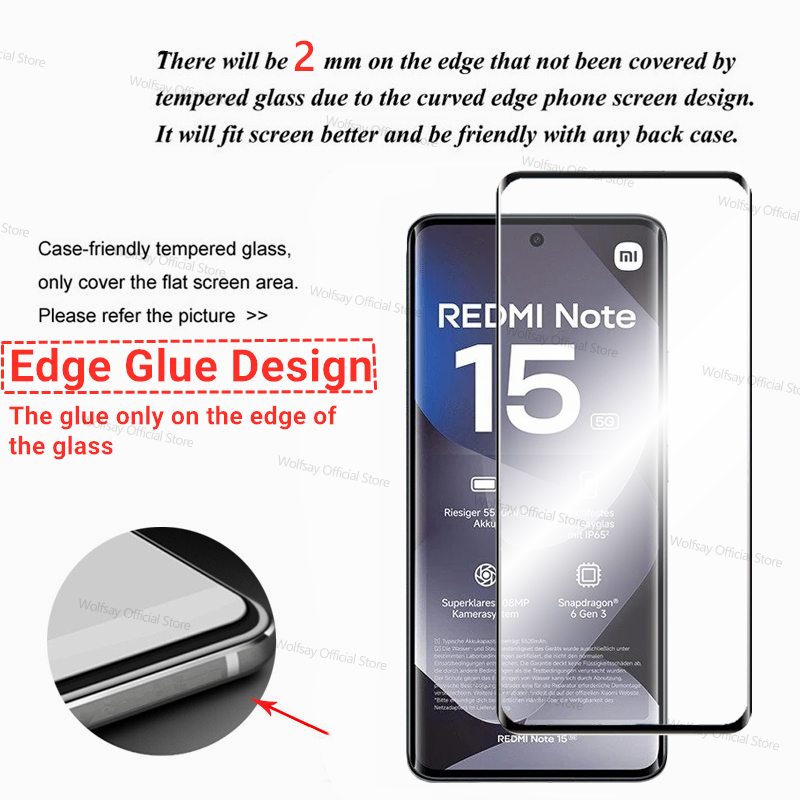 2/4 PCS 3D Curved Edge Glass F – Curved Edge Screen Bewertung und Preis