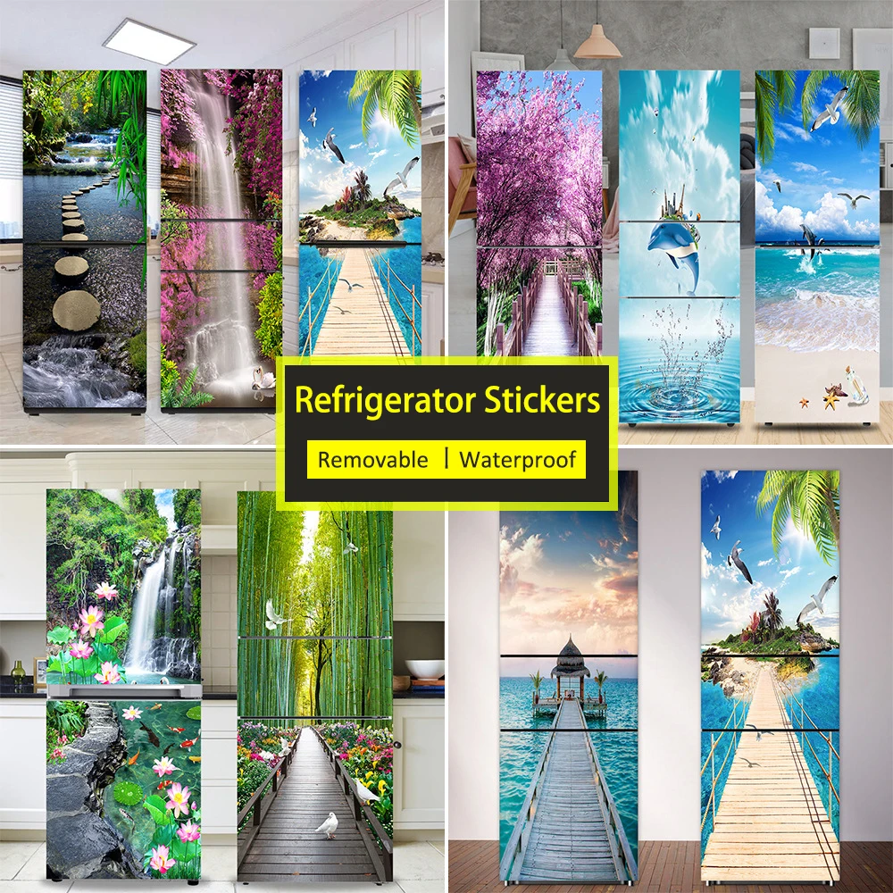 Seaside Beach Fridge Sticker F – Full Cover Adhesive Bewertung und Preis