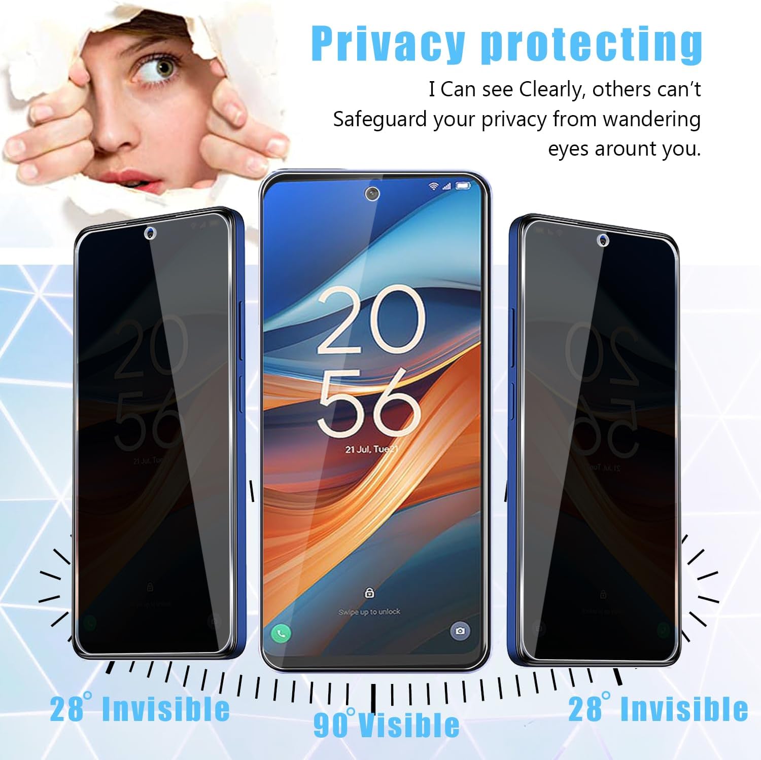 [2 Pack] Fit TCL 50 5G Privacy – Privacy Filter 2Pack Bewertung und Preis