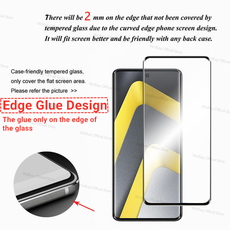 3/2/1 PCS 3D Curved Edge Glass – Curved Edge Screen Bewertung und Preis