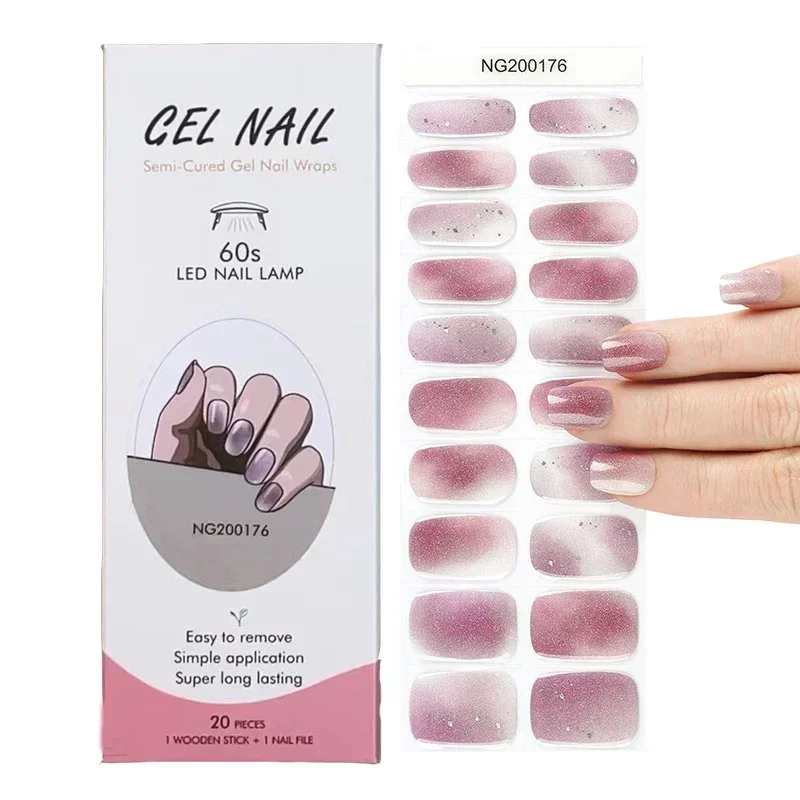 Semi-Cured Gel Nail Strips Pat – Full Cover Adhesive Bewertung und Preis