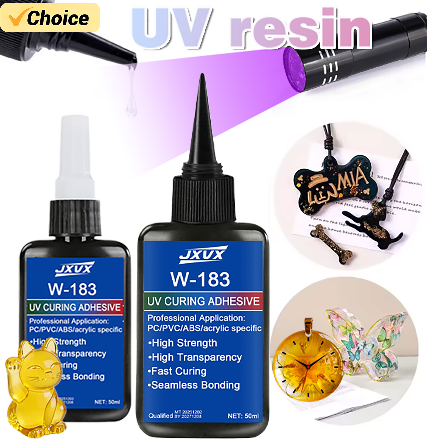 50ml Clear UV Resin Kit Hard T – Liquid Uv Glue Kit Bewertung und Preis