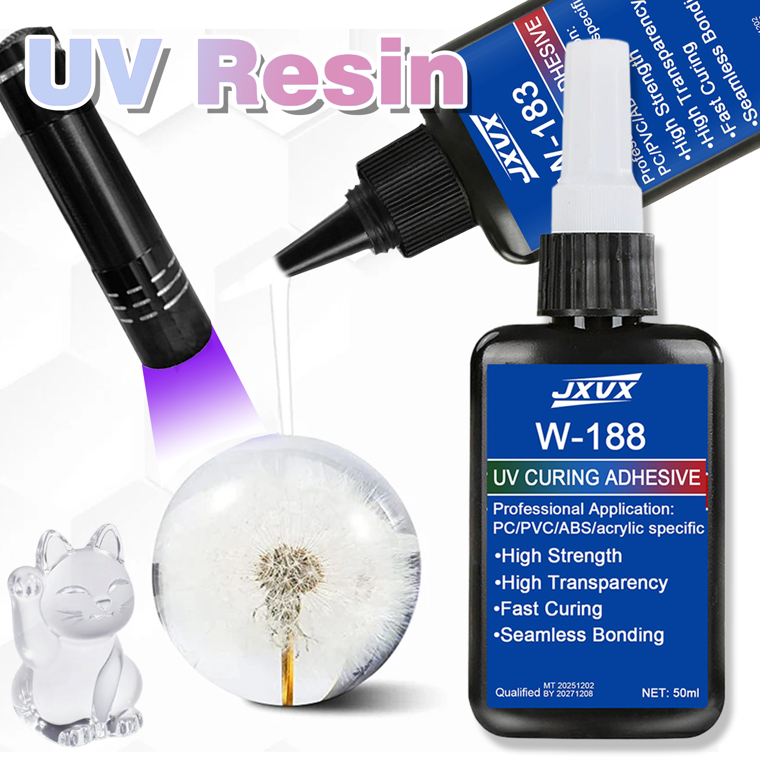 50ml UV Resin Kits With Lamp U – Liquid Uv Glue Kit Bewertung und Preis